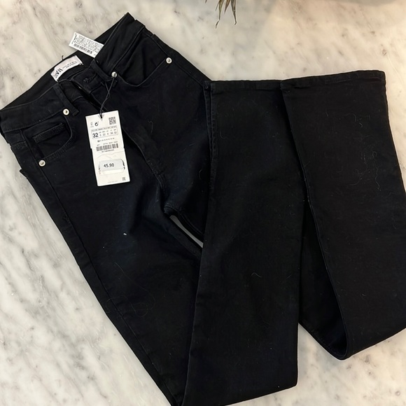 Zara black size 0 jeans - Picture 1 of 3